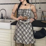 リボン付き ダイヤ柄 キャミソールワンピース | 17kg | 詳細画像22 