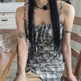 リボン付き ダイヤ柄 キャミソールワンピース | 17kg | 詳細画像23 