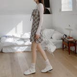 リボン付き ダイヤ柄 キャミソールワンピース | 17kg | 詳細画像47 