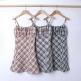 リボン付き ダイヤ柄 キャミソールワンピース | 17kg | 詳細画像49 