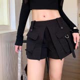 ブラック | ワークデザインショートパンツ | 17kg