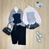 配色切替 フェイクレイヤード シャツセットアップ | 17kg | 詳細画像10 