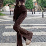 【SHOPLIST限定】韓国風シルエットをキレイに見せるフレアデニムパンツ | 17kg | 詳細画像11