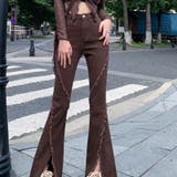 【SHOPLIST限定】韓国風シルエットをキレイに見せるフレアデニムパンツ | 17kg | 詳細画像12