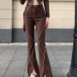 【SHOPLIST限定】韓国風シルエットをキレイに見せるフレアデニムパンツ | 17kg | 詳細画像16