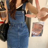 【SHOPLIST限定】女性らしいデニムサロペットスカート | 17kg | 詳細画像2 