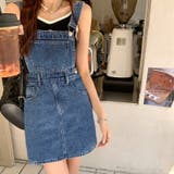 【SHOPLIST限定】女性らしいデニムサロペットスカート | 17kg | 詳細画像3 