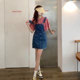 【SHOPLIST限定】女性らしいデニムサロペットスカート | 17kg | 詳細画像6 