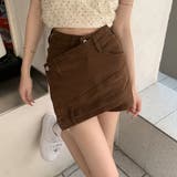 【SHOPLIST限定】個性的なインナーパンツ付きデニムスカート | 17kg | 詳細画像2