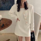 【SHOPLIST限定】上品で高級感のあるジャケット&ワンピースセットアップ | 17kg | 詳細画像4 