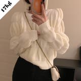 【SHOPLIST限定】女性らしい雰囲気のボリュームスリーブニットセーター | 17kg | 詳細画像1 