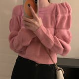 【SHOPLIST限定】女性らしい雰囲気のボリュームスリーブニットセーター | 17kg | 詳細画像12 