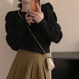 【SHOPLIST限定】女性らしい雰囲気のボリュームスリーブニットセーター | 17kg | 詳細画像17 
