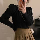 【SHOPLIST限定】女性らしい雰囲気のボリュームスリーブニットセーター | 17kg | 詳細画像18 