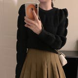 【SHOPLIST限定】女性らしい雰囲気のボリュームスリーブニットセーター | 17kg | 詳細画像19 