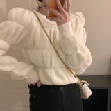 【SHOPLIST限定】女性らしい雰囲気のボリュームスリーブニットセーター | 17kg | 詳細画像3 