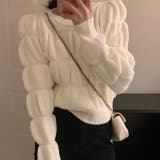 【SHOPLIST限定】女性らしい雰囲気のボリュームスリーブニットセーター | 17kg | 詳細画像4 