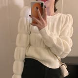 【SHOPLIST限定】女性らしい雰囲気のボリュームスリーブニットセーター | 17kg | 詳細画像6 