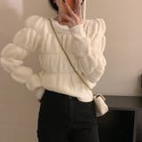 【SHOPLIST限定】女性らしい雰囲気のボリュームスリーブニットセーター | 17kg | 詳細画像7 