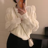 【SHOPLIST限定】女性らしい雰囲気のボリュームスリーブニットセーター | 17kg | 詳細画像8 