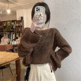 【赤字覚悟！処分セール】優しい肌さわりの透かし編みニットセーター | 17kg | 詳細画像16 