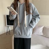 【SHOPLIST限定】シンプルながら程よくカジュアルフードパーカー | 17kg | 詳細画像15 