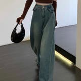 【赤字覚悟!処分セール】大人可愛いスタイルの裾フリルデニムパンツ | 17kg | 詳細画像12