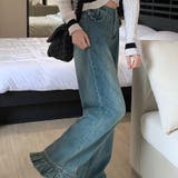 【赤字覚悟!処分セール】大人可愛いスタイルの裾フリルデニムパンツ | 17kg | 詳細画像21