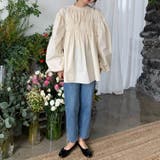 【SHOPLIST限定】上品で綺麗めな印象のバルーンスリーブブラウス | 17kg | 詳細画像4 