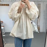 【SHOPLIST限定】上品で綺麗めな印象のバルーンスリーブブラウス | 17kg | 詳細画像6 
