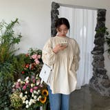 【SHOPLIST限定】上品で綺麗めな印象のバルーンスリーブブラウス | 17kg | 詳細画像7 