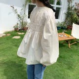 【SHOPLIST限定】上品で綺麗めな印象のバルーンスリーブブラウス | 17kg | 詳細画像8 