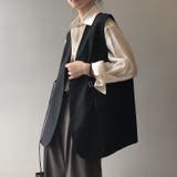 【赤字覚悟！処分セール】きちんと感も上品さもあるシンプルなベスト | 17kg | 詳細画像15 