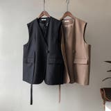 【赤字覚悟！処分セール】きちんと感も上品さもあるシンプルなベスト | 17kg | 詳細画像2 