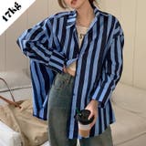 【SHOPLIST限定】ルーズシルエットのベーシックなストライプ柄シャツ | 17kg | 詳細画像1 