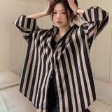 【SHOPLIST限定】ルーズシルエットのベーシックなストライプ柄シャツ | 17kg | 詳細画像10 