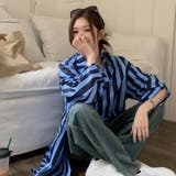 【SHOPLIST限定】ルーズシルエットのベーシックなストライプ柄シャツ | 17kg | 詳細画像16 