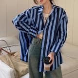 【SHOPLIST限定】ルーズシルエットのベーシックなストライプ柄シャツ | 17kg | 詳細画像17 