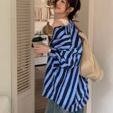 【SHOPLIST限定】ルーズシルエットのベーシックなストライプ柄シャツ | 17kg | 詳細画像21 