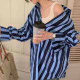 【SHOPLIST限定】ルーズシルエットのベーシックなストライプ柄シャツ | 17kg | 詳細画像23 