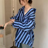 【SHOPLIST限定】ルーズシルエットのベーシックなストライプ柄シャツ | 17kg | 詳細画像24 
