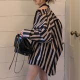 【SHOPLIST限定】ルーズシルエットのベーシックなストライプ柄シャツ | 17kg | 詳細画像4 