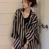 【SHOPLIST限定】ルーズシルエットのベーシックなストライプ柄シャツ | 17kg | 詳細画像6 