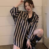 【SHOPLIST限定】ルーズシルエットのベーシックなストライプ柄シャツ | 17kg | 詳細画像8 