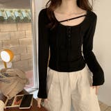 【赤字覚悟！処分セール】タイトなシルエットのハーフボタンTシャツ | 17kg | 詳細画像11 