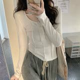 【赤字覚悟！処分セール】タイトなシルエットのハーフボタンTシャツ | 17kg | 詳細画像17 