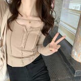 【赤字覚悟！処分セール】タイトなシルエットのハーフボタンTシャツ | 17kg | 詳細画像8 