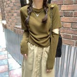 【SHOPLIST限定】程よいフィット感の袖カットデザインTシャツ | 17kg | 詳細画像5 
