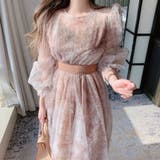 【SHOPLIST限定】程よいシースルー感のあるバルーン袖ワンピース | 17kg | 詳細画像15 