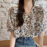 【SHOPLIST限定】韓国ファッションの個性的な花柄！ショートスリーブシャツ | 17kg | 詳細画像3 